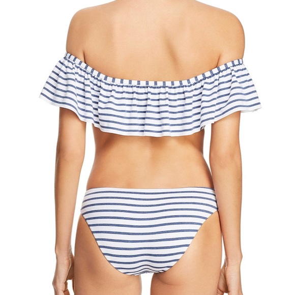 Splendid Chambray Stripe Bikini Top - Picture 5 of 8